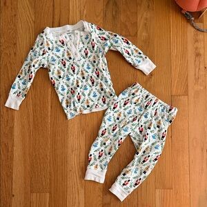 Roberta Roller Rabbit Kids Pajama Set - White and Multicolor